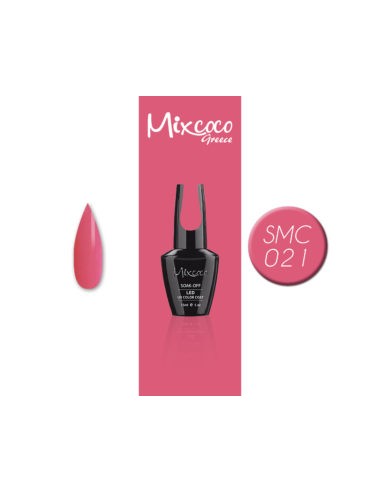 SMC 021 BARNIZ SEMI-PERMANENTE MIXCOCO 15ML (ROSA OSCURO)