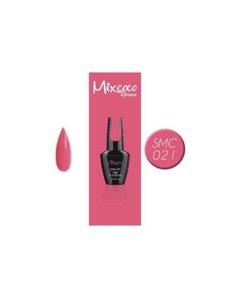 SMC 021 BARNIZ SEMI-PERMANENTE MIXCOCO 15ML (ROSA OSCURO)