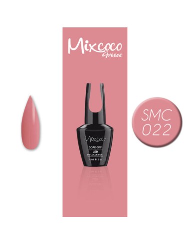 SMC 022 BARNIZ SEMI-PERMANENTE MIXCOCO 15ML (ROSA)