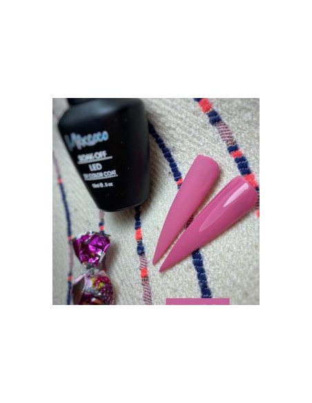 SMC 027 BARNIZ SEMIPERMANENTE MIXCOCO 15ML (ROSA FRIO)