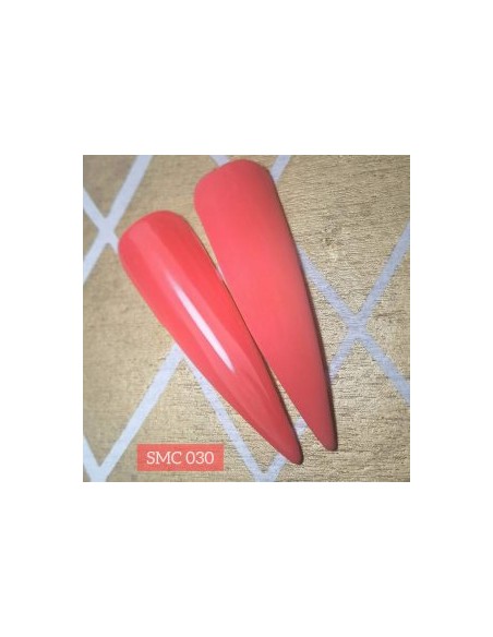 SMC 030 BARNIZ SEMIPERMANENTE MIXCOCO 15ML (CORAL OSCURO)