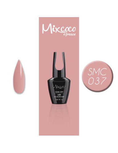 SMC 037 BARNIZ SEMIPERMANENTE MIXCOCO 15ML (ROSA NUDE)