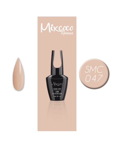 SMC 047 BARNIZ SEMI-PERMANENTE MIXCOCO 15ML (BEIGE OCRE)