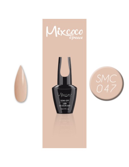 SMC 047 BARNIZ SEMI-PERMANENTE MIXCOCO 15ML (BEIGE OCRE)