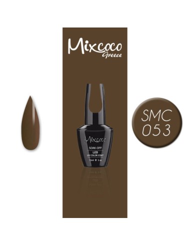 SMC 053 BARNIZ SEMI-PERMANENTE MIXCOCO 15ML (CARAMELO-OSCURO)