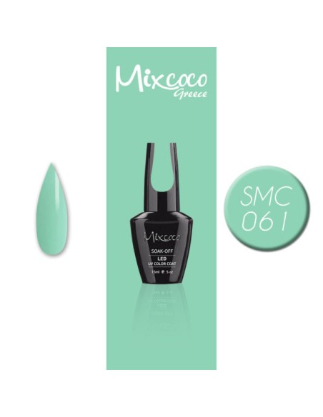 SMC 061 BARNIZ SEMI-PERMANENTE MIXCOCO 15ML (PISTACHO)