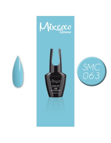 SMC 063 BARNIZ SEMI-PERMANENTE MIXCOCO 15ML (AZUL)