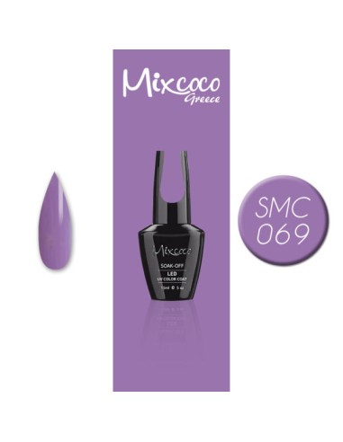 SMC 069 BARNIZ SEMI-PERMANENTE MIXCOCO 15ML (MORADO CLARO)