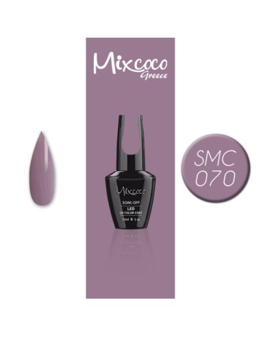 SMC 070 MIXCOCO BARNIZ SEMI-PERMANENTE 15ML (GRIS PÚRPURA)