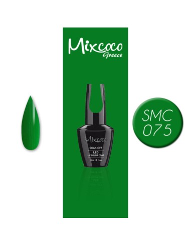 SMC 075 BARNIZ SEMI-PERMANENTE MIXCOCO 15ML (VERDE)