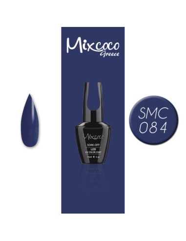 SMC 084 BARNIZ SEMIPERMANENTE MIXCOCO 15ML (AZUL MARINO)