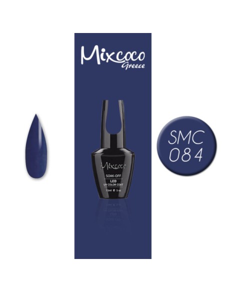 SMC 084 BARNIZ SEMIPERMANENTE MIXCOCO 15ML (AZUL MARINO)