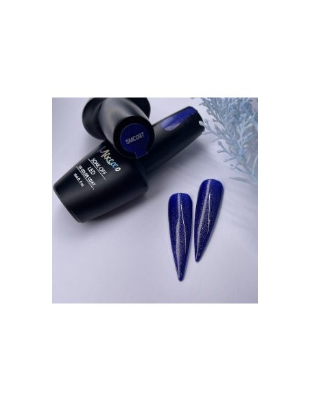 SMC 097 BARNIZ SEMIPERMANENTE MIXCOCO 15ML (BRILLO AZUL-RUNA)