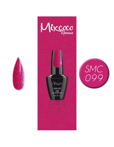 SMC 099 MIXCOCO BARNIZ SEMI-PERMANENTE 15ML (BRILLO ROSA)