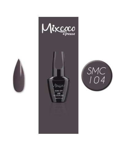 SMC 104 BARNIZ SEMI-PERMANENTE MIXCOCO 15ML (GRIS VIOLETA)