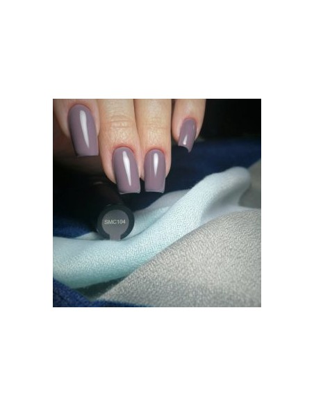 SMC 104 BARNIZ SEMI-PERMANENTE MIXCOCO 15ML (GRIS VIOLETA)