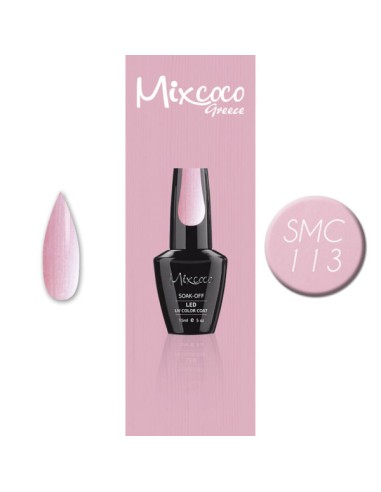 SMC 113 BARNIZ SEMIPERMANENTE MIXCOCO 15ML (PERLA ROSA)