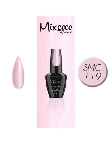 SMC 119 BARNIZ SEMIPERMANENTE MIXCOCO 15ML (ROSA METÁLICO)