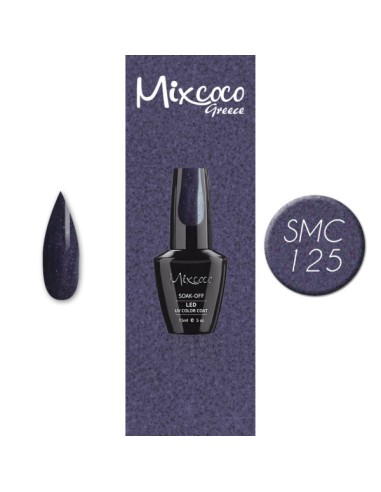 SMC 125 BARNIZ SEMI-PERMANENTE MIXCOCO 15ML (AZUL-MORADO BRILLO)