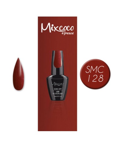 SMC 128 BARNIZ SEMI-PERMANENTE MIXCOCO 15ML (SHIMMER TILE)