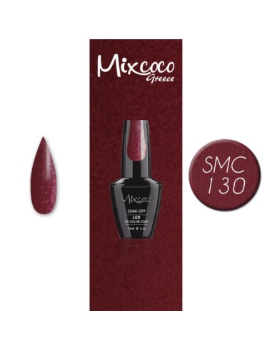 SMC 130 BARNIZ SEMI-PERMANENTE MIXCOCO 15ML (CHERRY SHIMMER)