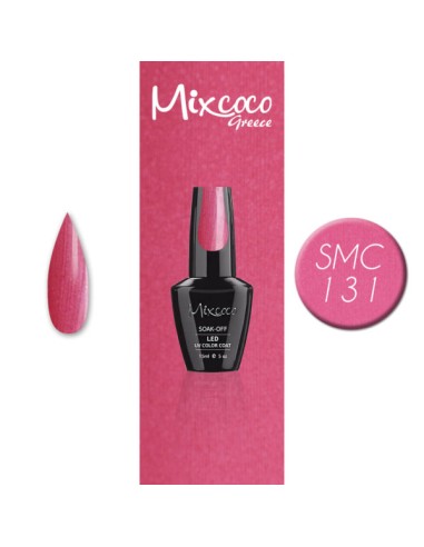 SMC 131 BARNIZ SEMI-PERMANENTE MIXCOCO 15ML (ROSA-FUCSIA PERLA)