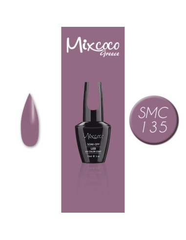 SMC 135 BARNIZ SEMI-PERMANENTE MIXCOCO 15ML (GRIS VIOLETA)