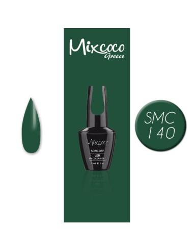 SMC 140 BARNIZ SEMI-PERMANENTE MIXCOCO 15ML (VERDE OSCURO)