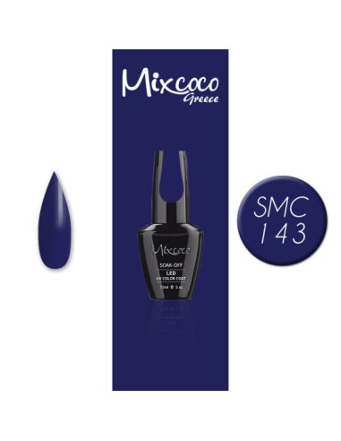 SMC 143 MIXCOCO BARNIZ SEMI-PERMANENTE 15ML (AZUL PÚRPURA)