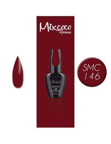 SMC 146 BARNIZ SEMI-PERMANENTE MIXCOCO 15ML (BORGOÑA CLARO)