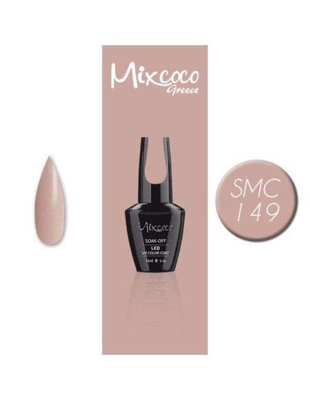 SMC 149 BARNIZ SEMI-PERMANENTE MIXCOCO 15ML (BEIGE DESNUDA)