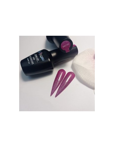 SMC 153 MIXCOCO BARNIZ SEMI-PERMANENTE 15ML (BRILLO MORADO-FUCSIA)