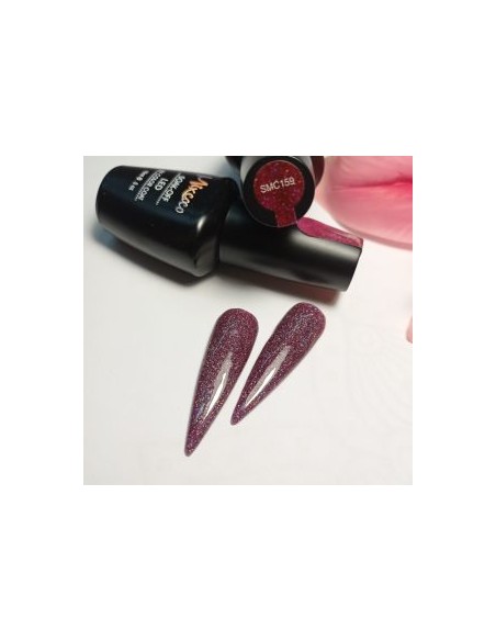 SMC 159 MIXCOCO BARNIZ SEMI-PERMANENTE 15ML (PURPLE GLITTER)