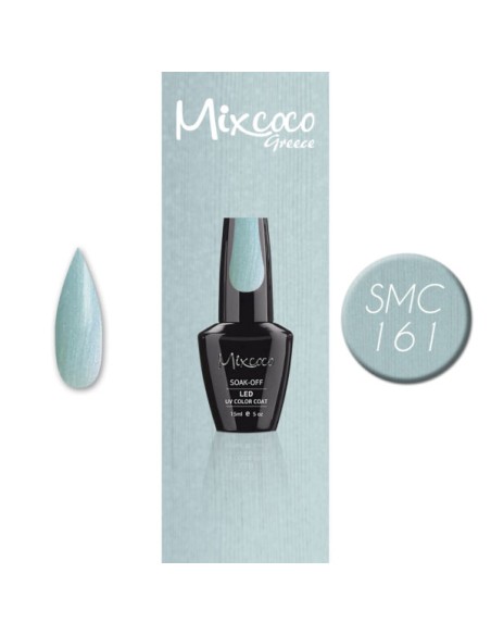 SMC 161 MIXCOCO BARNIZ SEMI-PERMANENTE 15ML (AZUL PERLA)