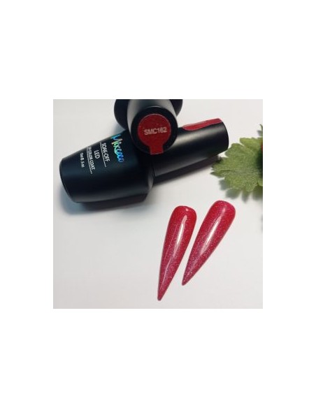 SMC 162 BARNIZ SEMI-PERMANENTE MIXCOCO 15ML (ROJO IRIDISCENTE-SHIMMER)
