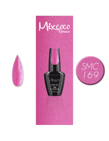 SMC 169 BARNIZ SEMIPERMANENTE MIXCOCO 15ML (FUCHSIA SHIMMER-METALLIC)