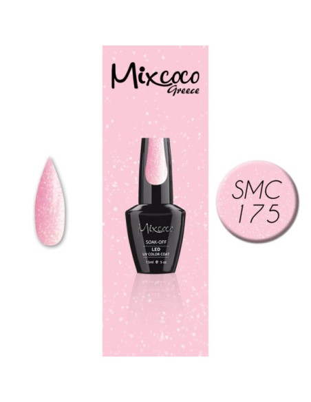 SMC 175 BARNIZ SEMIPERMANENTE MIXCOCO 15ML (PINK-MERMAID SHIMMER)