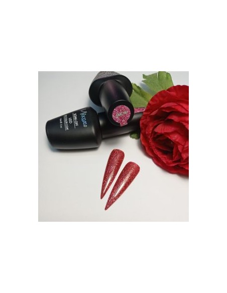 SMC 187 BARNIZ SEMIPERMANENTE MIXCOCO 15ML (BRILLO ROJO FUCSIA)