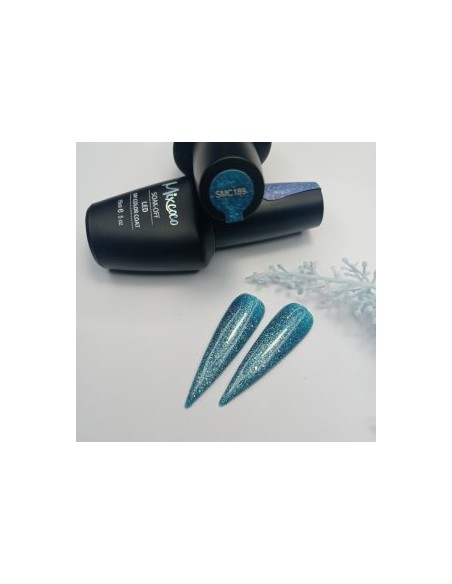 SMC 189 BARNIZ SEMIPERMANENTE MIXCOCO 15ML (PURPURINA AZUL)