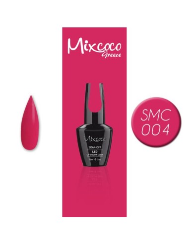 SMC 004 BARNIZ SEMIPERMANENTE MIXCOCO 15ML (ROSA ROSA)