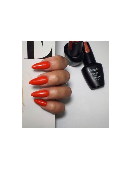 SMC 009 BARNIZ SEMIPERMANENTE MIXCOCO 15ML (NARANJA-ROJO)